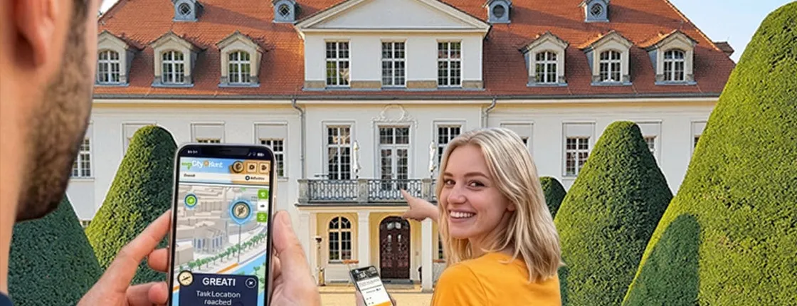 Self-guided digital scavenger hunt in Radebeul