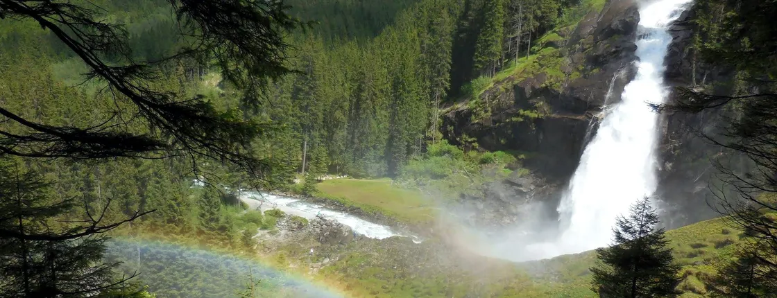 Scenic Drive to Krimml Waterfalls