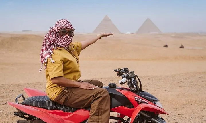 Private Tour Giza Pyramids ,Sphinx , Camel Ride ,Quad Bike and Lunch