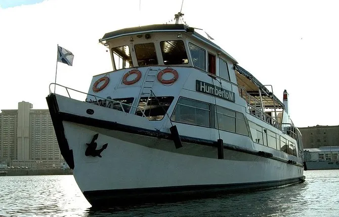 Navigation by the Rio de la Plata from Madero Port