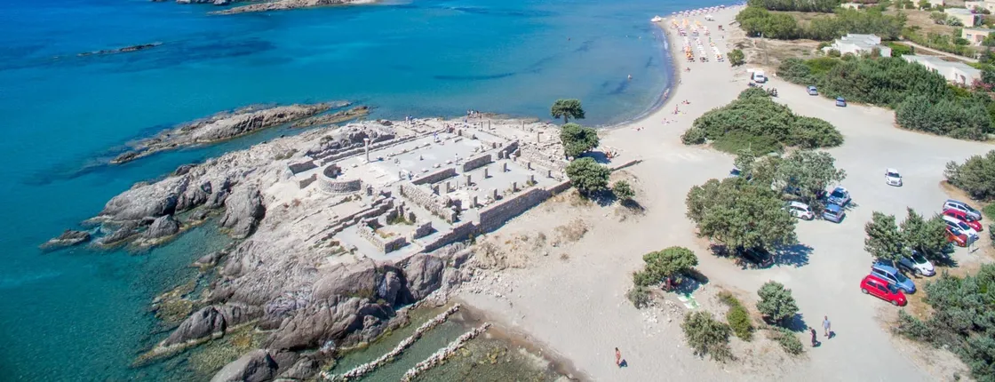 Guided tour of Kos Town, Asclepeion and Zia with wine-tasting