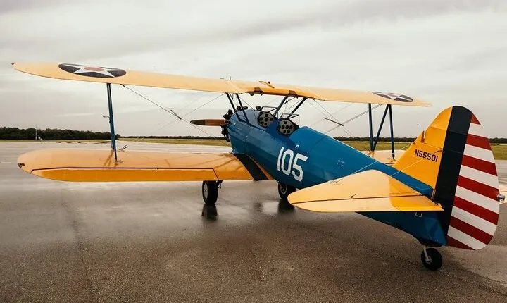 Fly A WWII Biplane Over Rockport