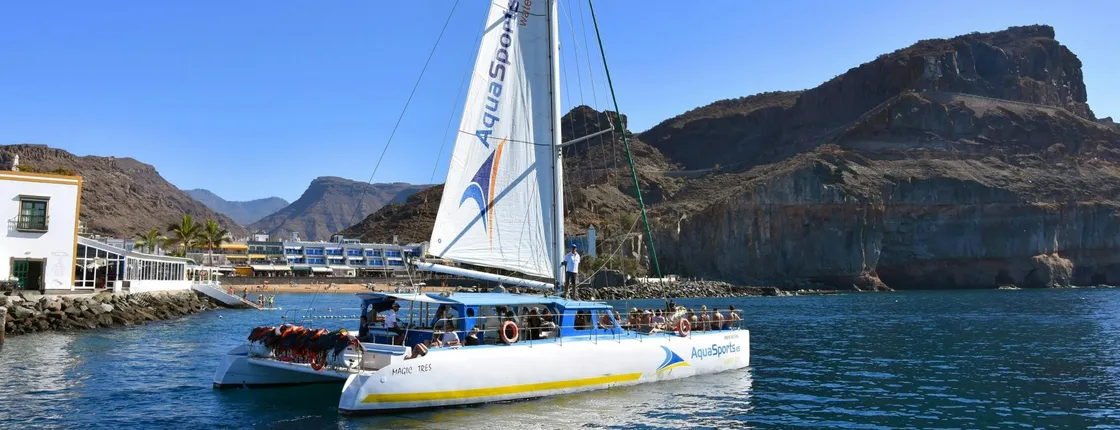 Combo catamaran sailing and off-road buggy tour