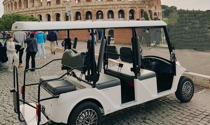 Explore Rome by Golf Cart with Professional Tour Guide