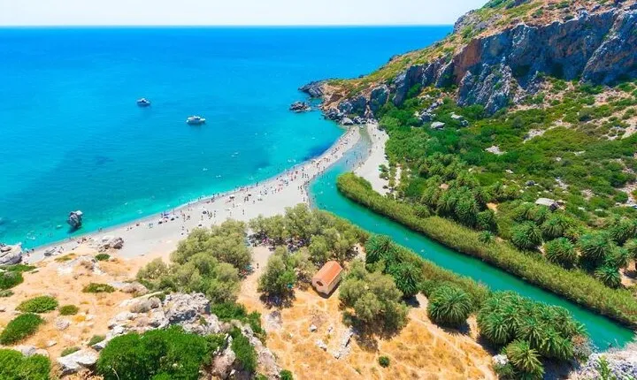 Full Day Guided Botanic Garden Tour in Spili, Preveli and Plakias