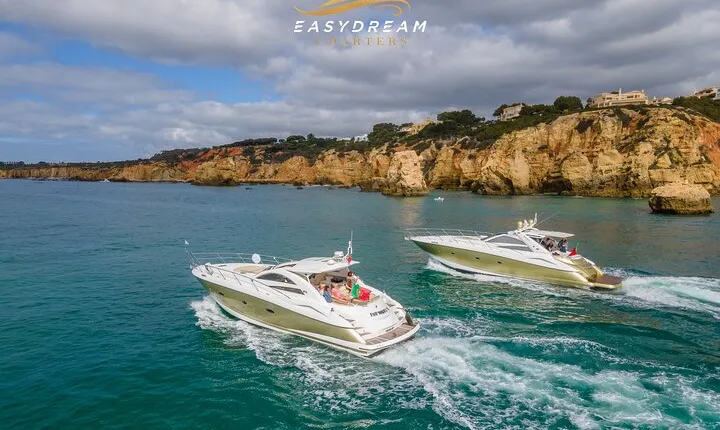 Full-Day Private Cruise in the Algarve Coast by Luxury Yacht