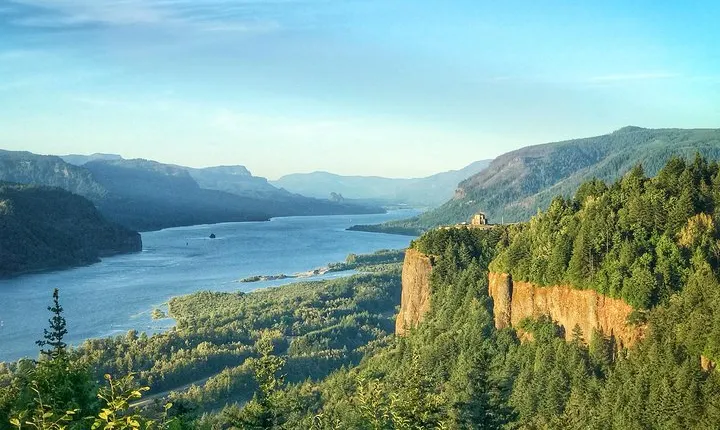 Hike and Bike Tour to Columbia River Gorge Waterfalls
