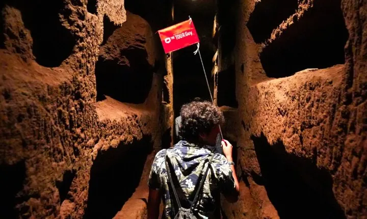 VIP Rome Catacombs Night Tour with Capuchin Crypts
