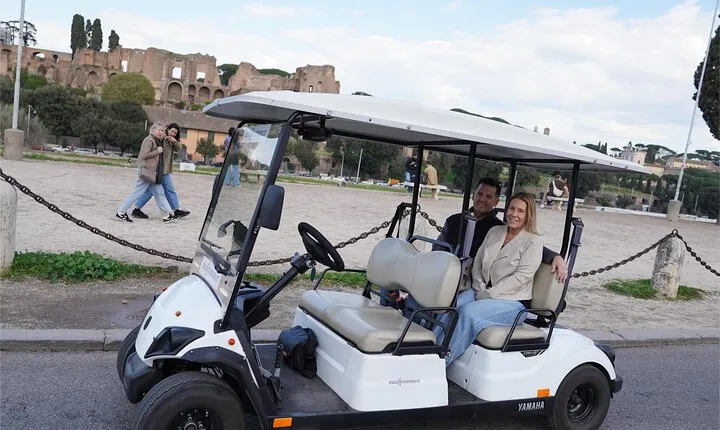 Rome Highlights (Night) Tour by Electric Golf Cart