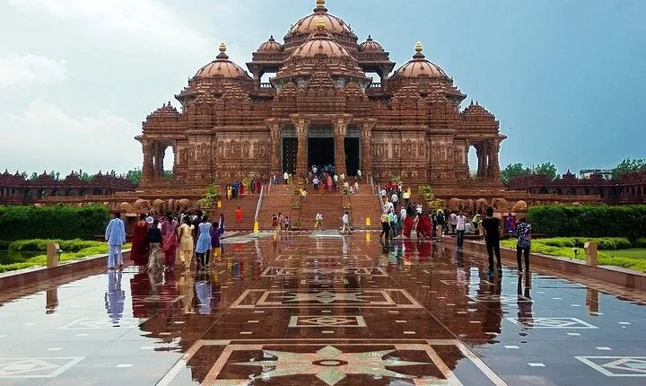 Akshardham Evening & Morning tour exhibition water fountain Show 