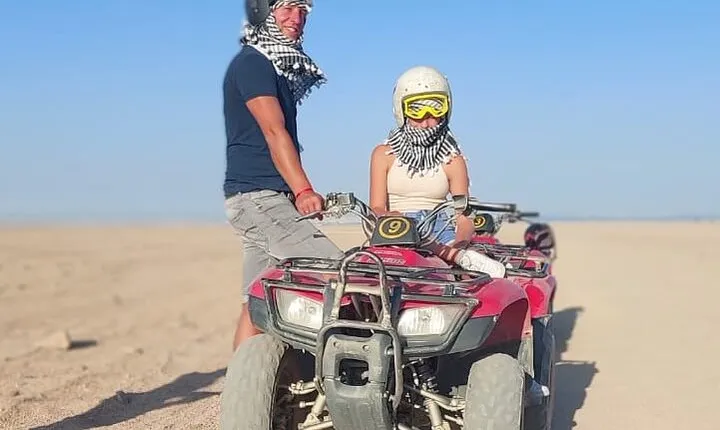 Private 3 Hours Safari Quad Bike and Camel Ride Experience