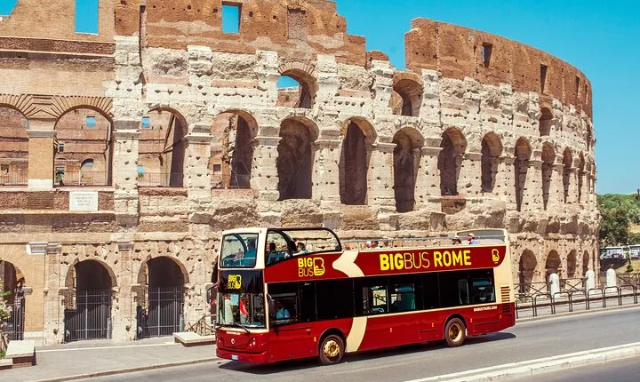 Big Bus Rome Hop-on Hop-off Sightseeing Tour by Open-Top Bus