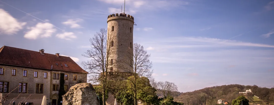 Self guided tour with interactive city game of Bielefeld