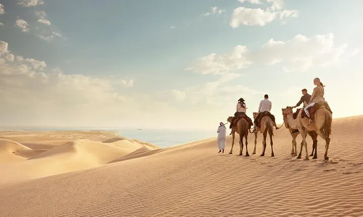 Doha Layover Desert Safari, Camel Ride, Sand Boarding, Inland Sea
