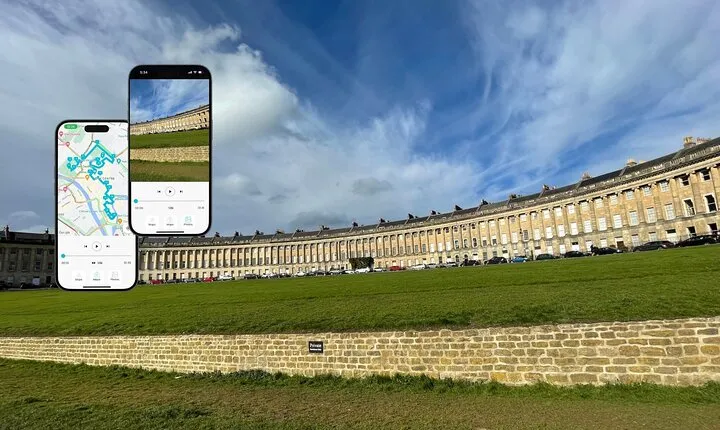 Bath Bridgerton walking tour of filming location with Mobile App