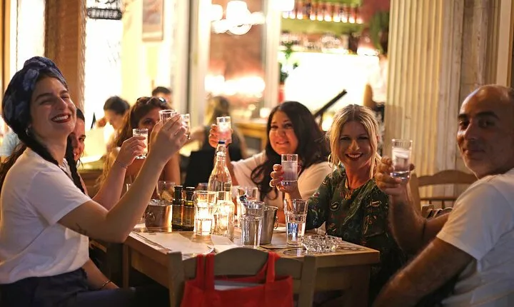 Nightlife Athens Tour inc. rooftops, tastings & 3 drinks