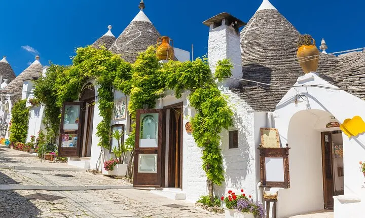 Alberobello, Castellana Caves and Polignano Guided Tour from Bari