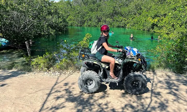 Tulum Area Experiences Guided ATV Tour, with Snorkel/Swim - Casa Cenote & Lunch
