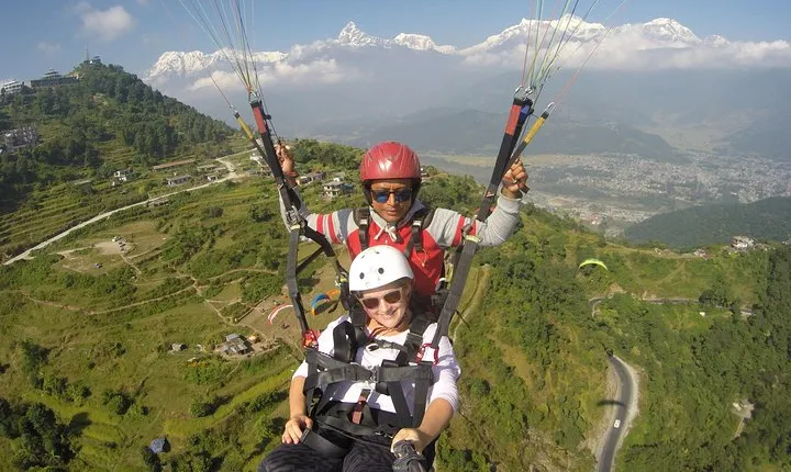 Paragliding at Sarangkot Pokhara