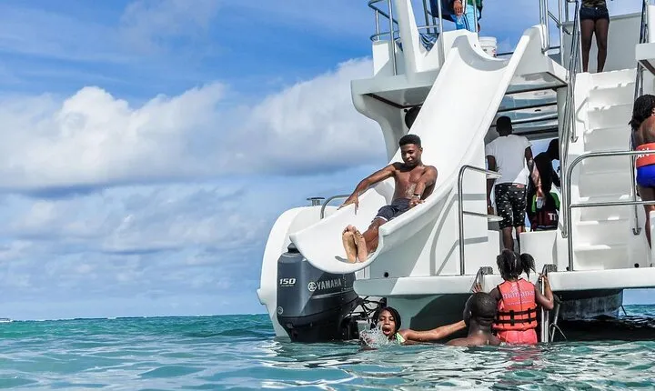 Party Boat Catamaran with Snorkeling from Punta Cana