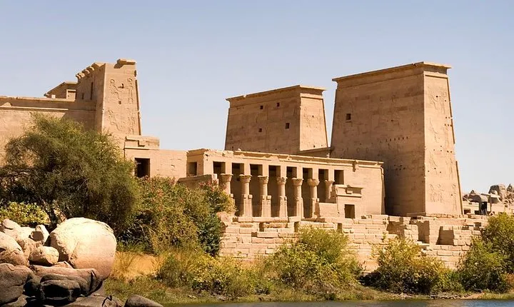 Philae Temple, High Dam and Unfinished Obelisk from Aswan
