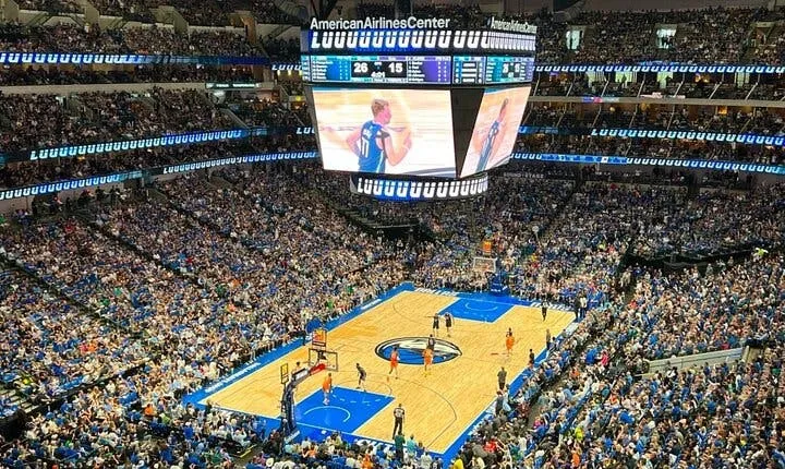 Dallas Mavericks Basketball Game at American Airlines Center
