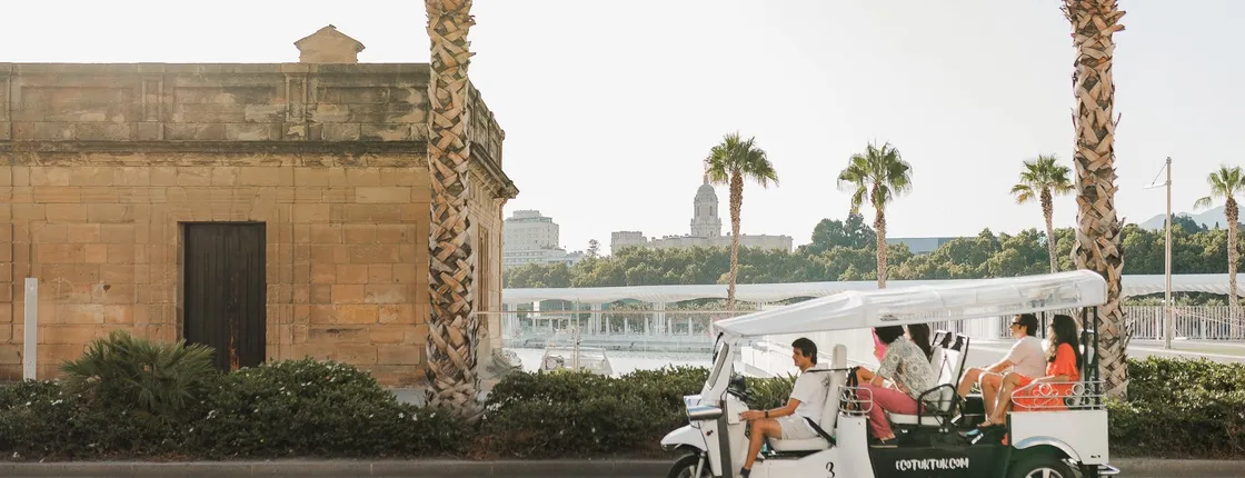 Málaga electric tuk tuk tour