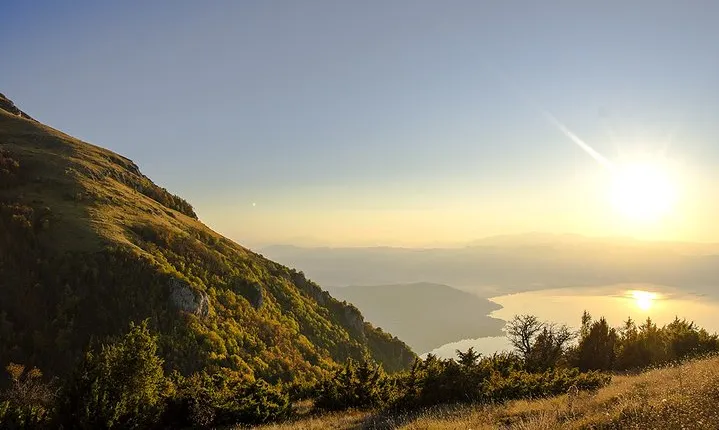 Hiking to Magaro peak from Ohrid