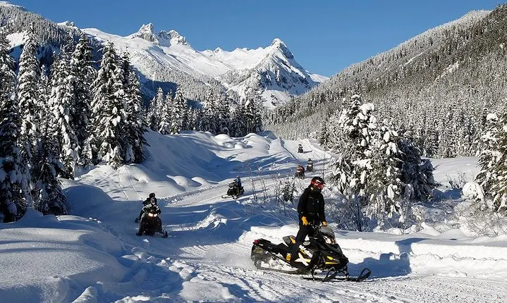 Scenic Snowmobile Tour in Whistler