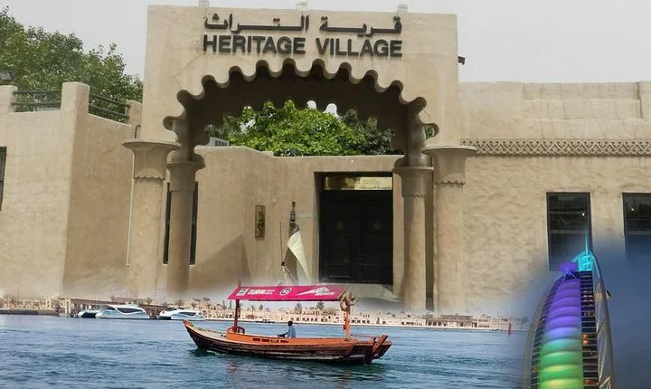 Dubai City Tour: Old & New Dubai Abra Ride, Palm Island, Souks