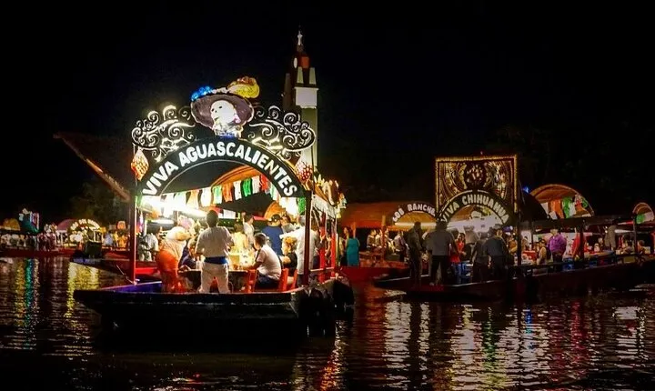 Incredible Amphibious Vehicles with Ziplines and Mexican Festival at night