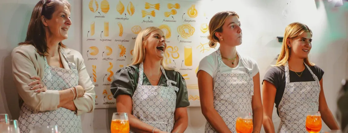 Spritz and Spaghetti cooking and cocktail class