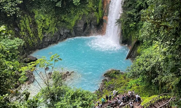 Rio Celeste Waterfall and Sloth Sanctuary Experience