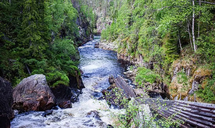 Korouoma Canyon & Auttiköngäs Waterfall Adventure