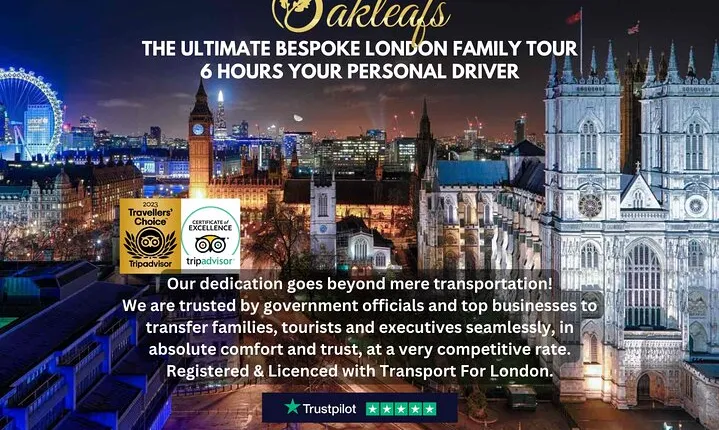 Ultimate Personalised London Tour - 6 Hours Your Personal Driver