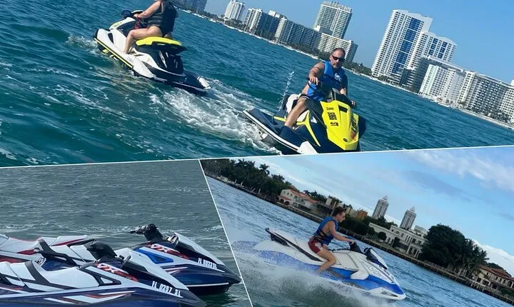 Miami: Jetski 1 Hour Sightseeing