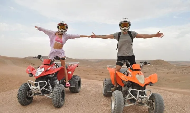 Marrakech: Agafay Desert Tour with Quad, Camel Ride & Dinner