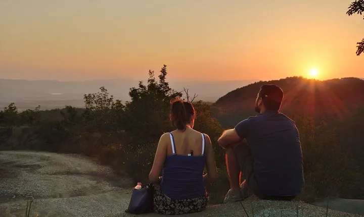 Sunset in the Apennines - Evening Lights and Forest Sounds