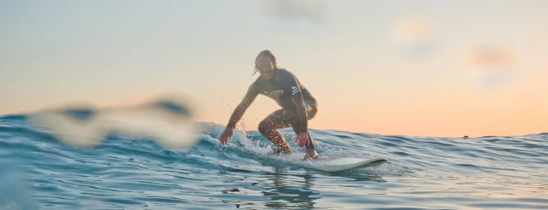 Surfing class in Fuerteventura's South white beaches