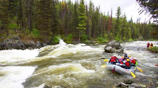 Talkeetna river rafting adventure