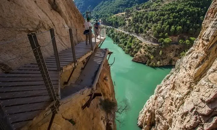 Dare to take a walk along the Caminito del Rey path private tour from Malaga