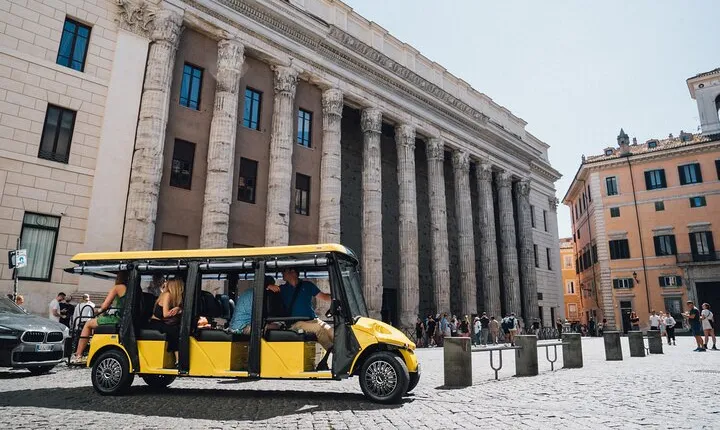 Golf Cart Driving Tour: Rome Express in 1.5 hrs
