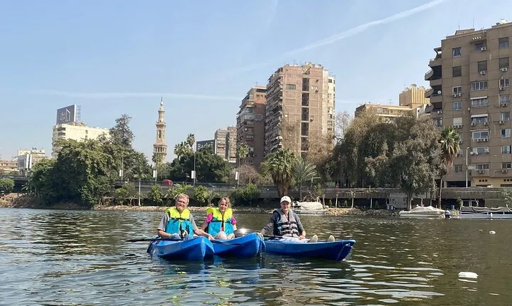 Nile River Kayaking in Cairo with Instructor