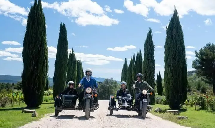 From Aix-en-Provence: 2-Hour Wine & Scenery Sidecar Tour