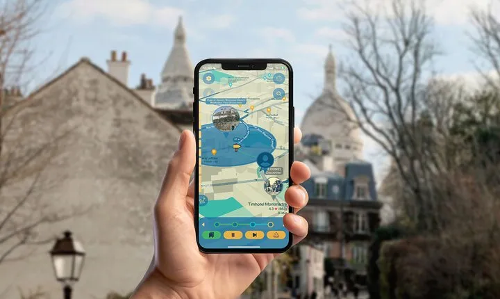 Montmartre GPS App Walking Tour Mobile Game