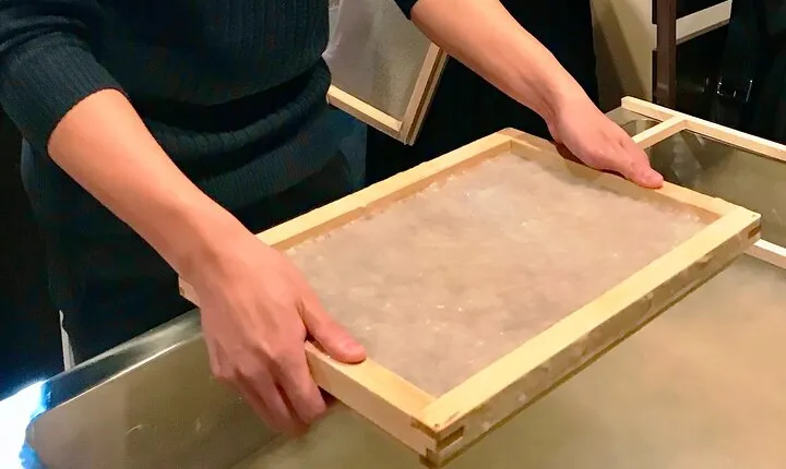 Traditional Japanese Washi Papermaking- Kyoto morning