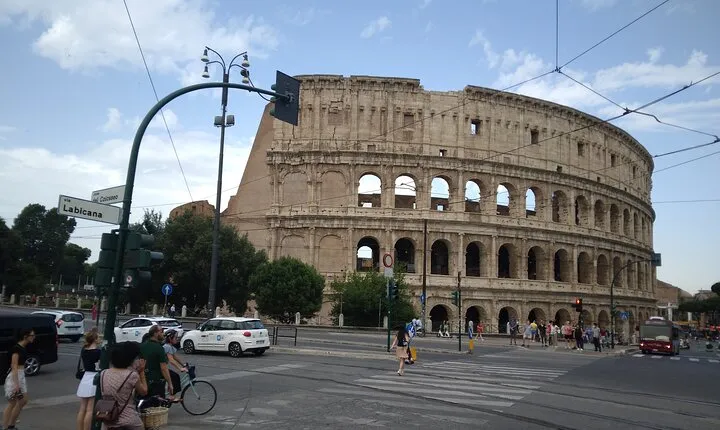 Colosseum, Roman Forum and Trajan's column