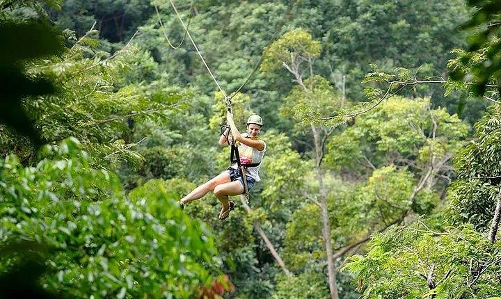 Flying Hanuman Ziplining Experience in Phuket with Return Transfer