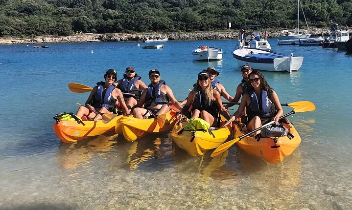 Kamenjak Nature Park: Kayak Tour with Snorkeling & Cave Exploring