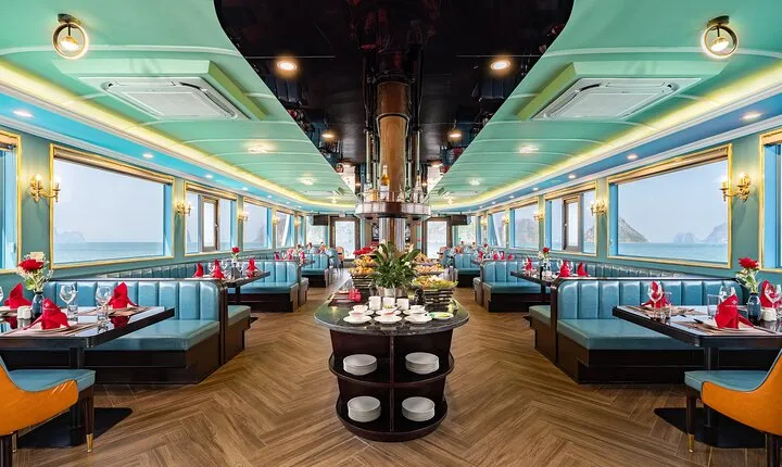 Hanoi: 5-Star Halong Amethyst Cruise: Buffet Lunch & Limousine 